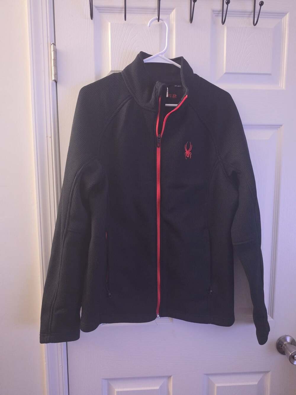 Spyder Men's Black Full Zip Fleece Jacket